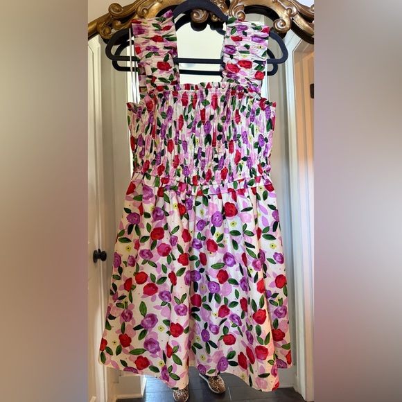 English Factory Flower Ruffled Mini Dress - Picture 5 of 6